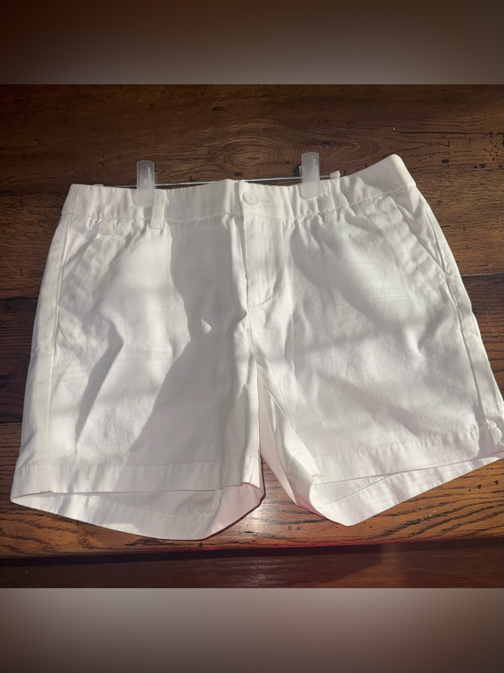 NWT Merona Women's White Casual Chino 5” Shorts